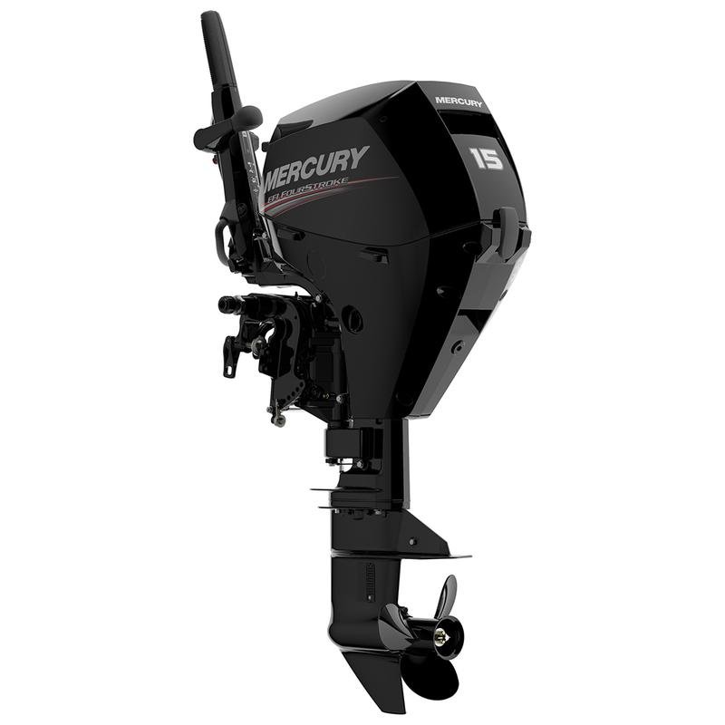 Mercury's F15 EFI MLH Outboard Motor / Long Shaft / Manual Start